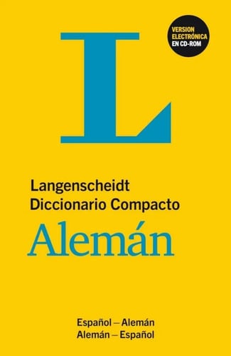Portada de Libro - Diccionario Compacto Español/aleman+cd - Langenschei