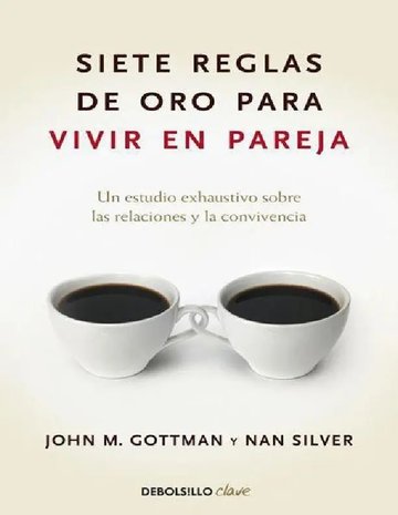 Portada de Libro- Siete Reglas De Oro Para Vivir En Pareja - Gottman, J