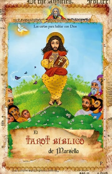 Portada de Cartas - El Tarot Bíblico De Marsella - Alonso Cienfuegos,mª