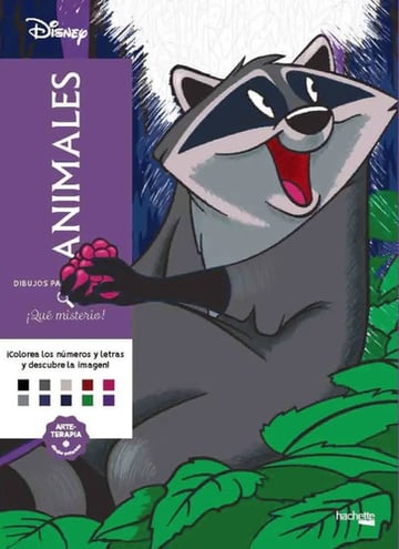 Portada de Libro - ¡animales! Disney. Dibujos Para Colorear 