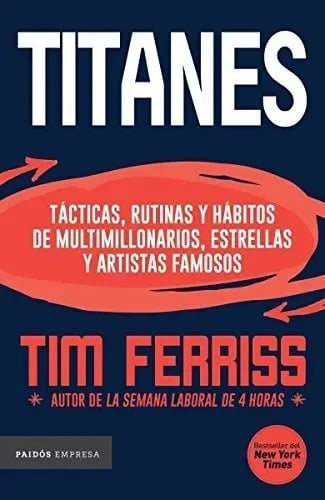 Portada de Libro - Titanes - Tim Ferriss