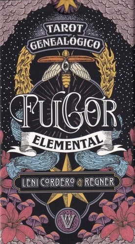 Portada de  Tarot Genealógico Fulgor Elemental - Leni Cordero