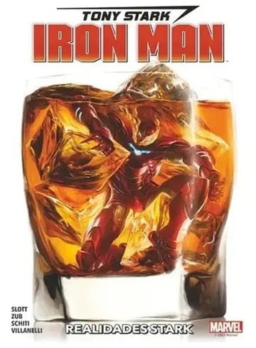 Portada de  Libro - Tony Stark Iron Man 2 Realidades Stark - Marvel
