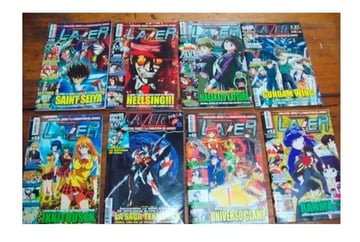 Revista Lazer, Lote 20 Revistas, Manga, Anime