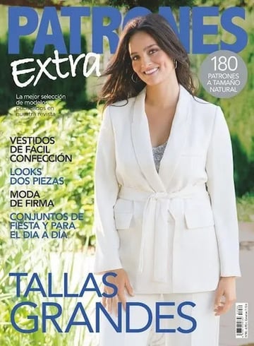 Revista Patrones Extra Talles No 80 180 Patrones Tamaño Natu
