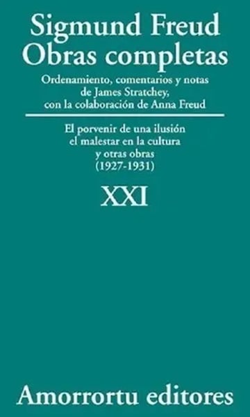 Libro - Sigmund Freud: Obras Completas - Tomo 21 Psicología