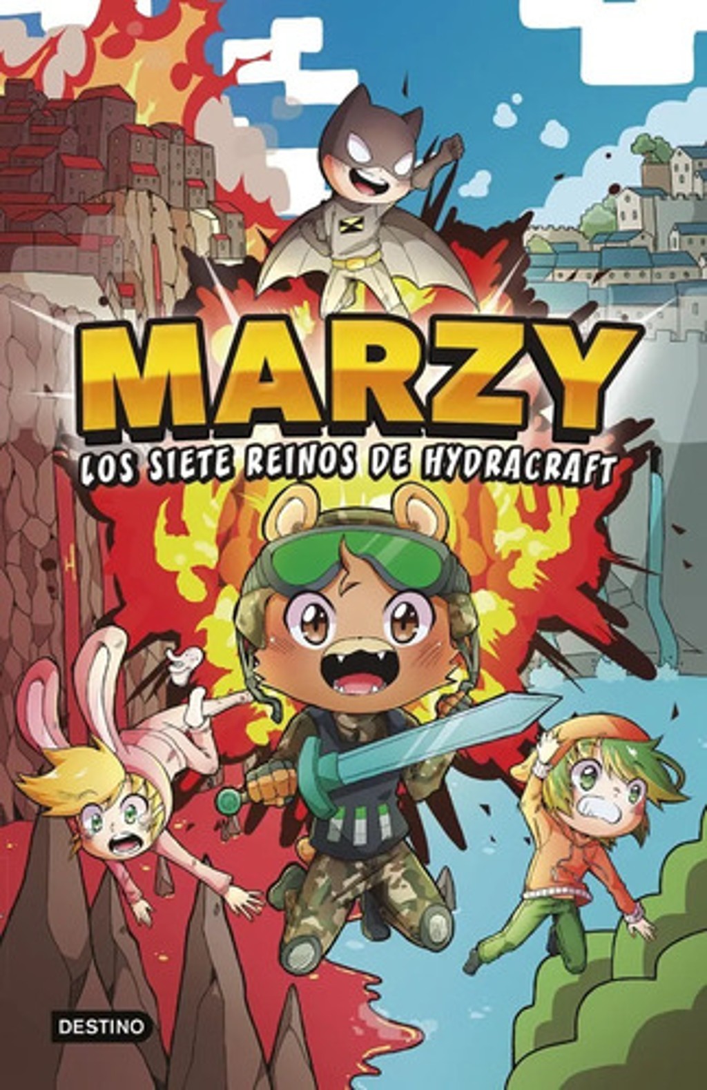 Portada de Libro - The Marzy 1. Marzy Y Los Siete Reinos De Hydracraft