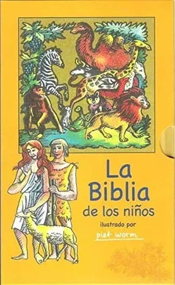 Portada de La Biblia De Los Niños Estuche Ilustrada Piet Worm