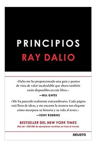 Ray Dalio Principios Tapa Dura Tela