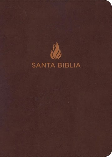 Nvi Biblia Compacta Letra Grande Marrón, Piel Fabricada 