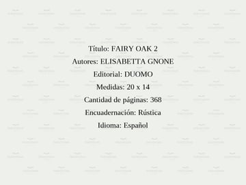 Fairy Oak 2 El Encanto De La Oscuridad - Elisabetta Gnone