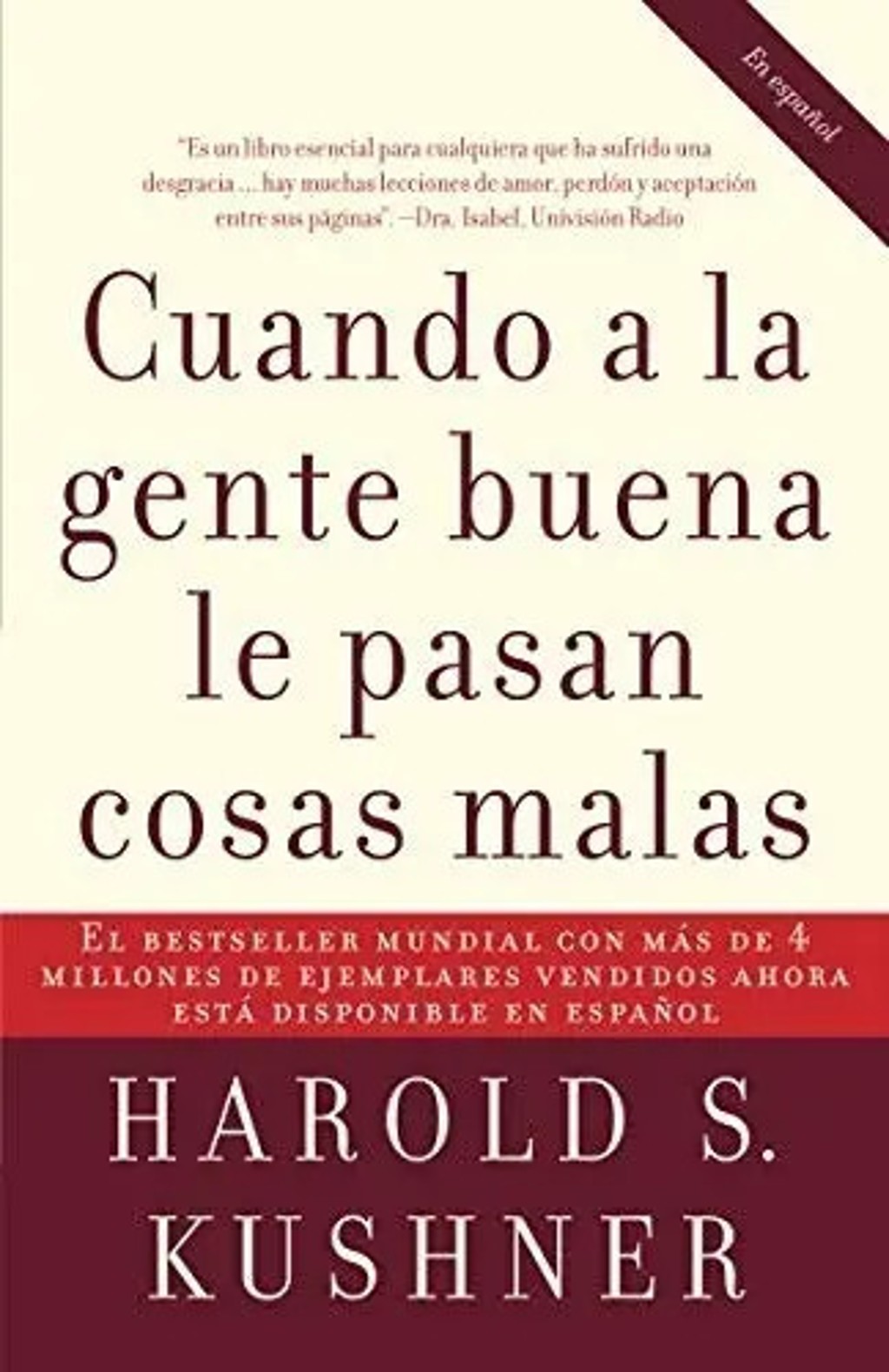 Portada de Cuando A La Gente Buena Le Pasan Cosas Malas- Kushner
