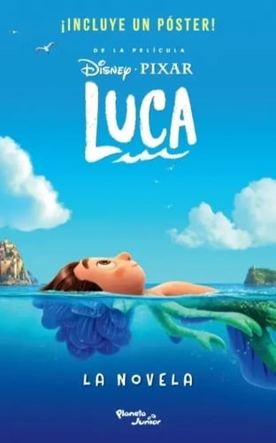 Portada de Libro Luca - La Novela - Disney Pixar