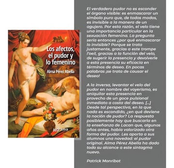 Portada de Afectos El Pudor Y Lo Femenino Alma Pérez Abella (gr)