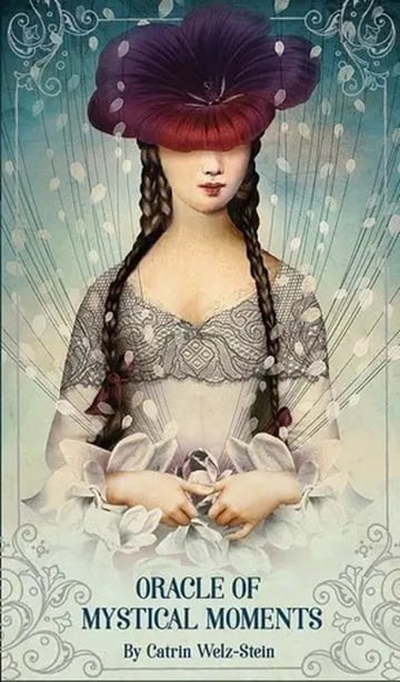 Portada de Oracle Mystical Moments, De Catrin Welzz Stein. Editorial Us Game En Inglés