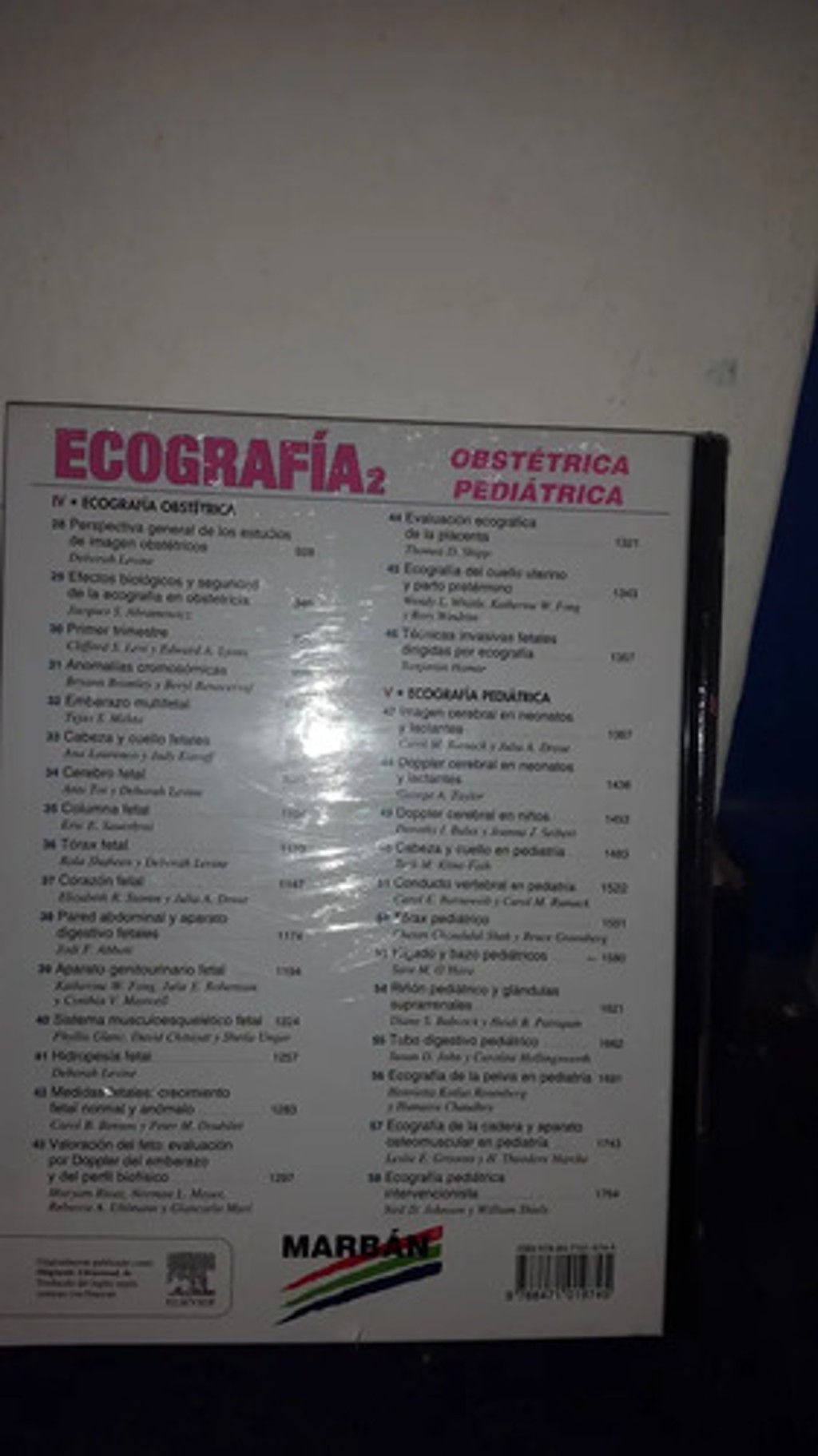 Portada de Ecografía Vol 2 Obstétrica Pediátrica Rumack