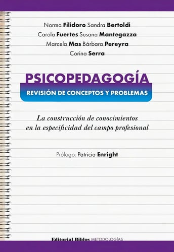 Psicopedagogía: Revisión De Conceptos Y Problemas - Filidoro