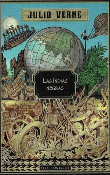Portada de Las Indias Negras - Julio Verne Colec. Hetzel