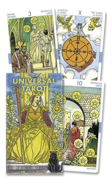 Portada de Universal Tarot R. De Angelis Lo Scarabeo