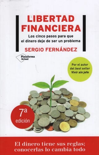Portada de Libro Libertad Financiera De Sergio Fernández Editorial Plataforma En Español Tapa Blanda