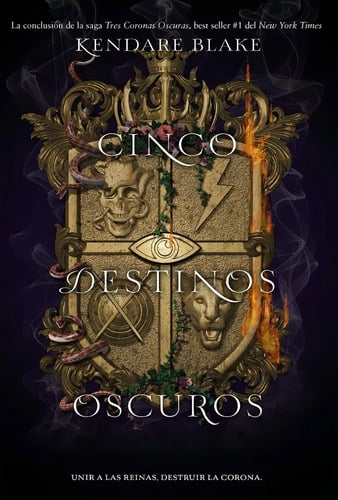 Portada de Cinco Destinos Oscuros - Tres Coronas Oscuras 4