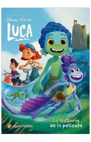 Portada de Luca Y La Historia De La Pelicula - Disney Pixar