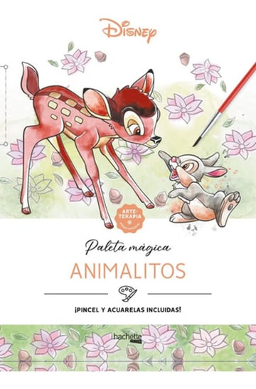 Portada de Arteterapia Paleta Mágica Animalitos Disney