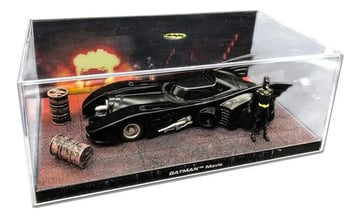 Eaglemoss 1989 Movie Batmobile Diorama Negro