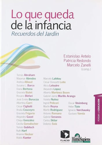 Lo Que Queda De La Infancia Zanel, Jardín, Inicial