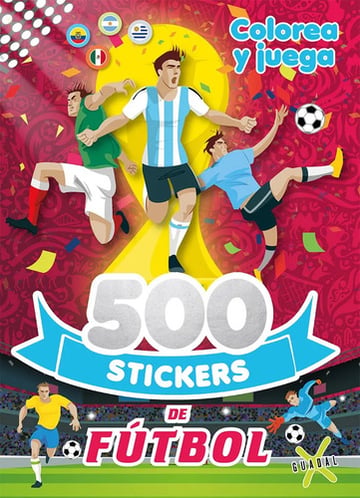 Colorea Y Juega Actividades Futbol 500 Stickers