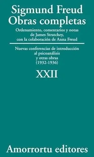 Obras Completas - Freud 22 Nuevas Psicologia Psicoanalisis