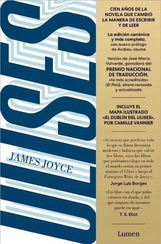 Portada de Ulises (2022), De James Joyce. Editorial Lumen En Español
