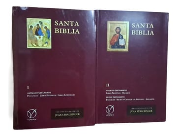 Portada de Santa Biblia Tomo I Y Ii- Antiguo Y Nuevo Testamento