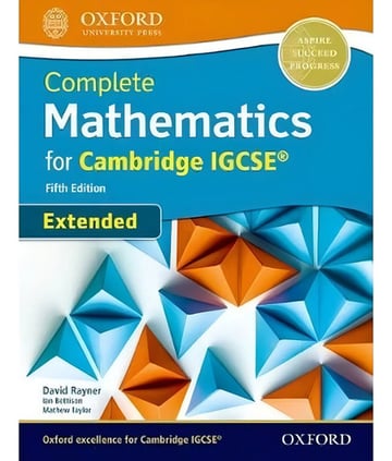Portada de Complete Mathematics For Cambridge Igcse Extended - 5th Ed