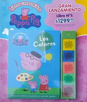 Portada de Peppa Pig - Libro Con Sonidos N° 1 Los Colores