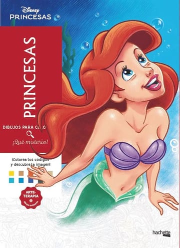 Princesas Misterio Para Colorear Arteterapia-antiestrés