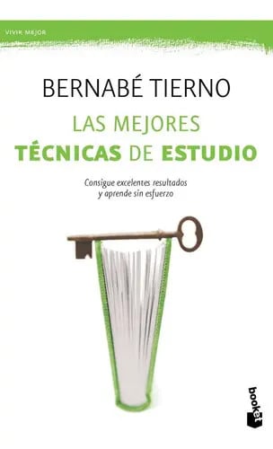 Portada de Las Mejores Técnicas De Estudio, De Tierno, Bernabé. Editorial Booket, Tapa Blanda En Español