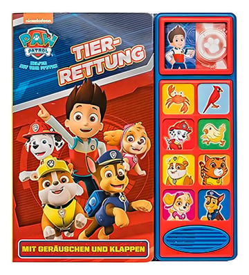 Paw Patrol Rescate De Animales, De Pi Kids. Editorial Dial Book, Tapa Dura En Español, 2018