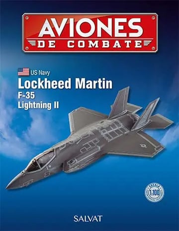 Fascículo 1 + Lockheed Martin F-35 Lightning Ii Gris Oscuro