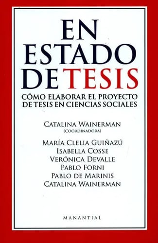 En Estado De Tesis Como Elaborar El Proyecto