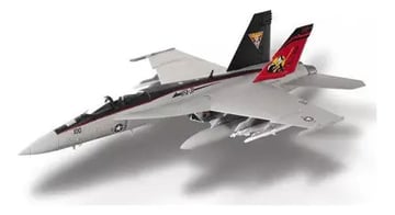 Aviones De Combate Salvat N° 46 F/a-18e Super Hornet Gris