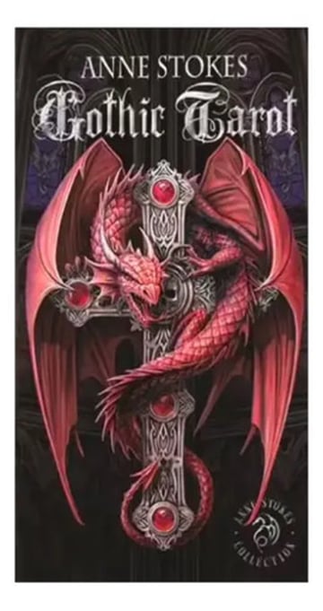 Portada de Gothic Tarot (coleccion Anne Stokes) (78 Cartas + Libro