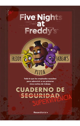 Portada de Cuaderno De Supervivencia Five Nights At Freddys