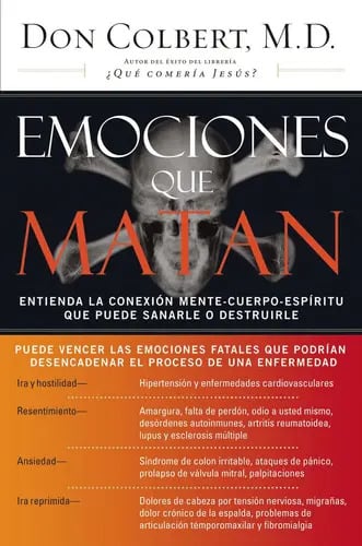 Portada de Emociones Que Matan, De Colbert, Don. Editorial Grupo Nelson En Español