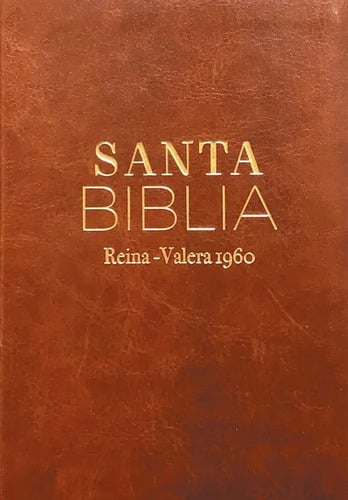 Biblia Rvr60 Bolsillo I Piel Café Colección Clásica