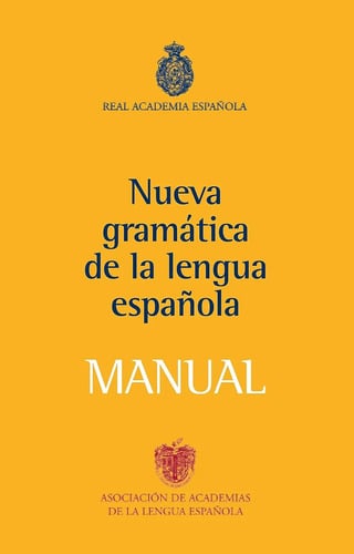 Nueva Gramatica Lengua Española Manual