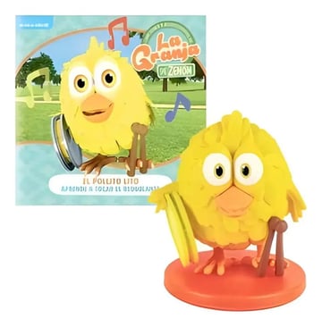Portada de Audiocuento Granja De Zenón + Figura El Pollito Lito