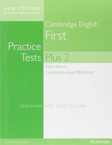 Cambridge First Volume 2 Practice Tests Plus New Edition Sb