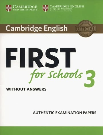 Cambridge English First For Schools 3 Student's