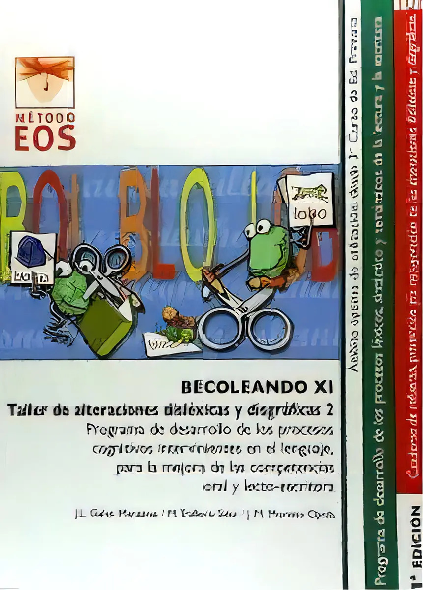 Portada de Becoleando Xi. Taller De Alteraciones Dislexicas Y Disgráficas 2, De Galve Manzano, José Luis. Editorial Giuntieos Psychometrics Sl. En Español